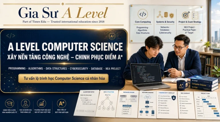 A Level Computer Science là gì? Lộ trình học cho người mới