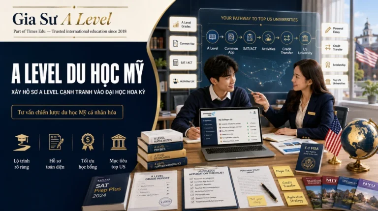 A Level Du Học Mỹ: Chiến Lược Ứng Tuyển Đại Học Hoa Kỳ
