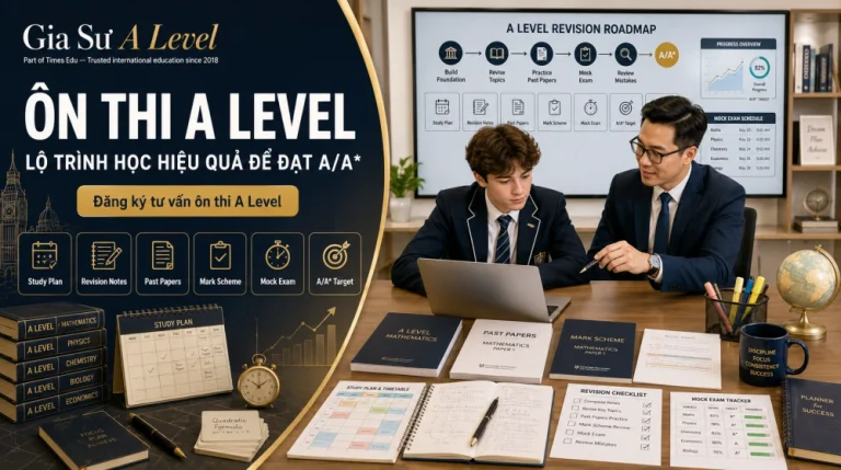 Ôn Thi A Level: Lộ Trình Học Hiệu Quả Để Đạt A/A*