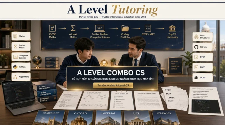 A Level Combo CS: Tổ Hợp Môn Chuẩn Cho Ngành Computer Science
