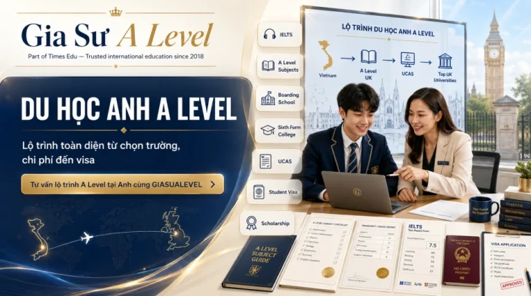 Du Học Anh A Level: Lộ Trình, Điều Kiện, Chi Phí & Visa
