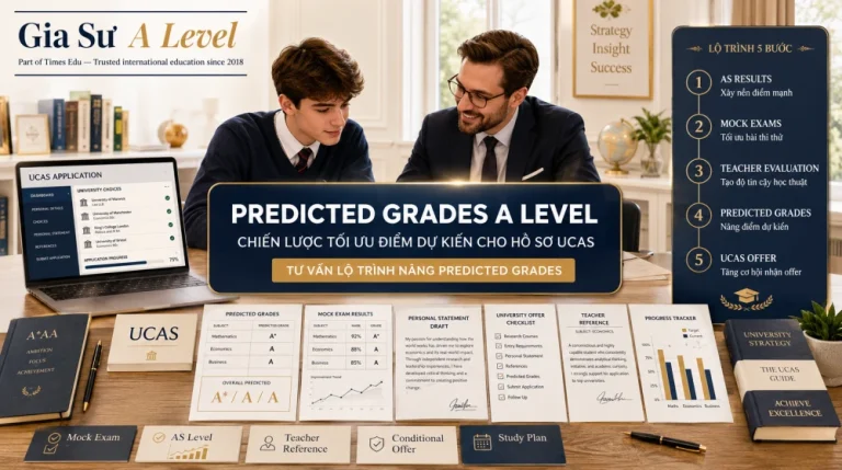 Predicted Grades A Level: Cách Tối Ưu Điểm Dự Kiến Cho Hồ Sơ UCAS