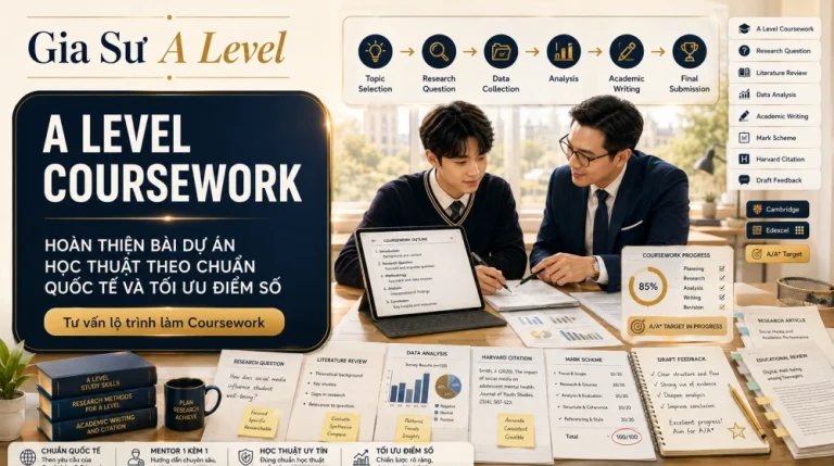 A Level Coursework Là Gì? Cách Làm Bài Dự Án Đạt Điểm Cao