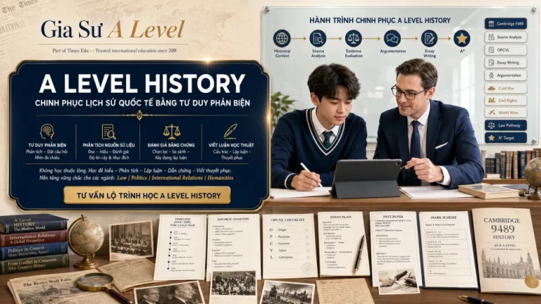 A Level History: Chương Trình, Kỹ Năng Và Chiến Lược Đạt A*