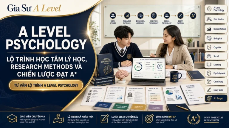A Level Psychology: Lộ Trình Học Tâm Lý Học Quốc Tế