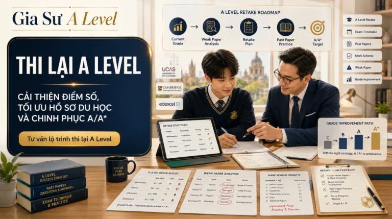 Thi Lại A Level Là Gì? Thủ Tục, Chi Phí Và Cách Cải Thiện Điểm